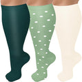 Happy Compression Socks Wide Calf 15-20 mmHg- Style #312
