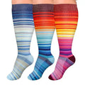 Wide Calf Compression Socks 15-20 mmHg- Style #319