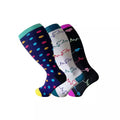 Happy Compression Socks Wide Calf 20-30 mmHg- Style #303