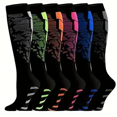 6 Pairs Modern Compression Socks 20-30 mmHg