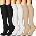 6 Pairs Work Compression Socks 15-20 mmHg (6 Styles)