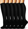 6 Pairs Work Compression Socks 15-20 mmHg (6 Styles)