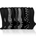 10 Pairs Happy Compression Socks 15-20 mmHg- Style #1003