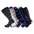 Happy Compression Socks Wide Calf 20-30 mmHg- Style #501