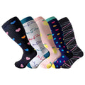 Happy Compression Socks Wide Calf 20-30 mmHg- Style #504