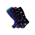 Happy Compression Socks Wide Calf 20-30 mmHg- Style #302
