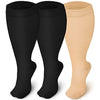 🆕 Plus Size Compression Socks 20-30 mmHg ( 3 Pairs)